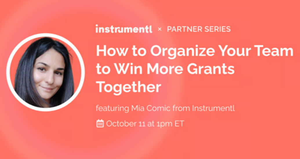 How to Organize Your Team to Win More Grants Together